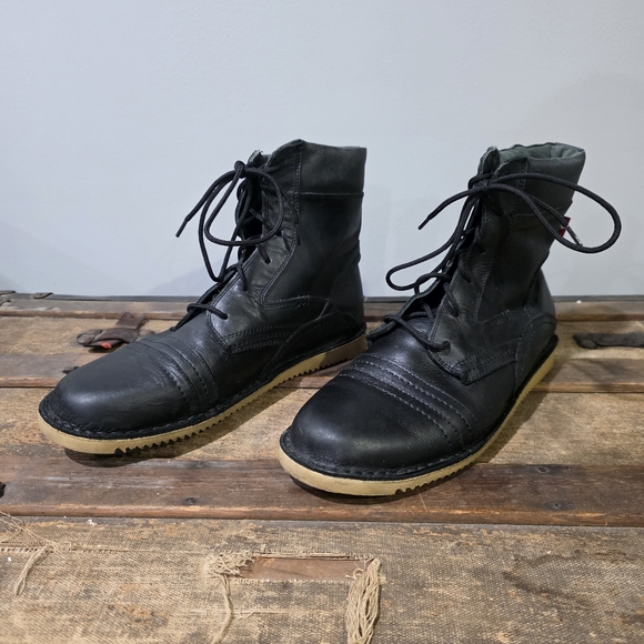 Oliberte Ngola Premium African Leather Double Toe Cap Combat/Work Boots. 43 - Picture 3 of 10